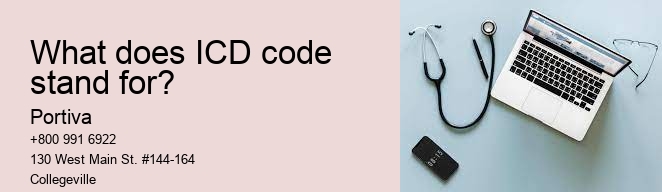 What does ICD code stand for?